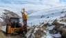 Snow in the Cheviots - "Our own outfit working on high hill country in Southern Scotland. This is where Bryce post drivers were born and bred. Many years of working on my own under these extreme conditions has allowed these machines to be continually developed and improved to get them to where they are today."    Jock Bryce